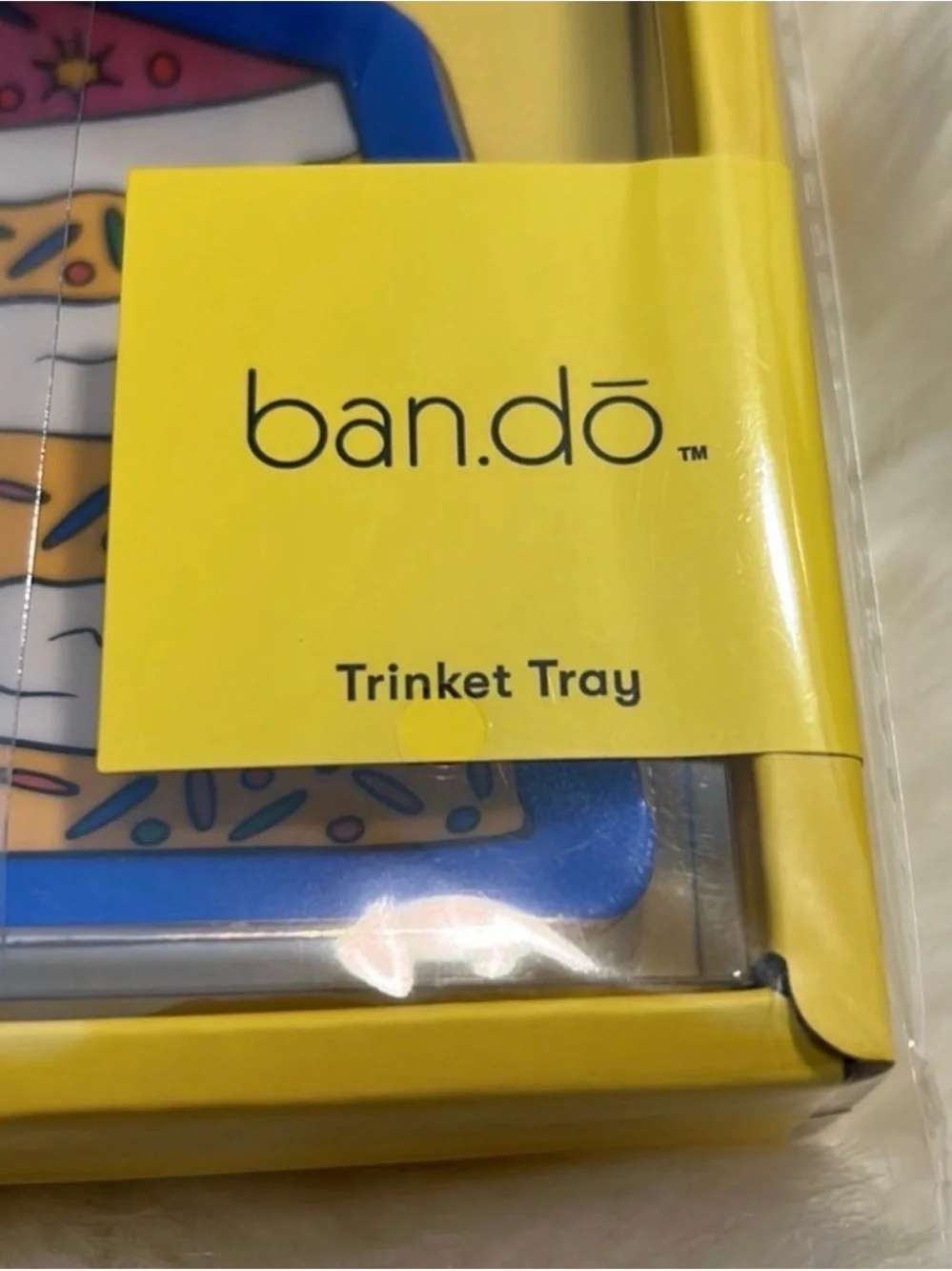 ban.do Blue Slice Cake Trinket Tray - NWT